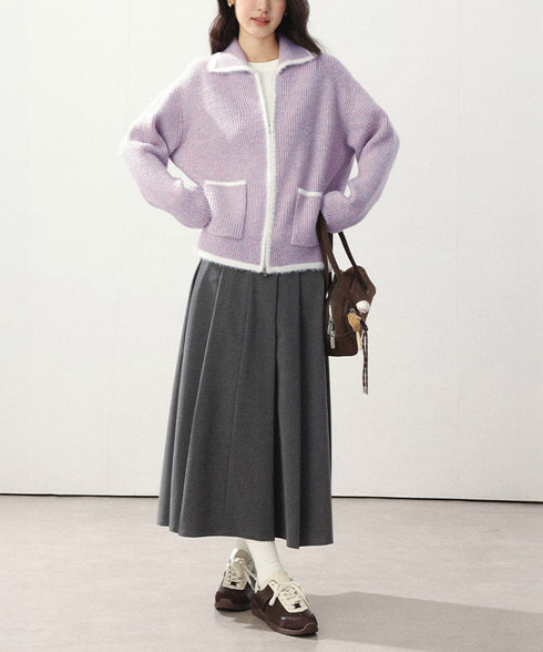 カーディガン 編みニット レディース 長袖ニット ニットアウター ニットトップス セーター 前開き ゆったり 羽織り 体型カバー 無地 おしゃれ ふわふわ暖か 99GLT-003