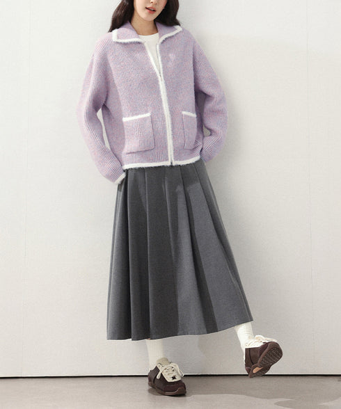 カーディガン 編みニット レディース 長袖ニット ニットアウター ニットトップス セーター 前開き ゆったり 羽織り 体型カバー 無地 おしゃれ ふわふわ暖か 99GLT-003