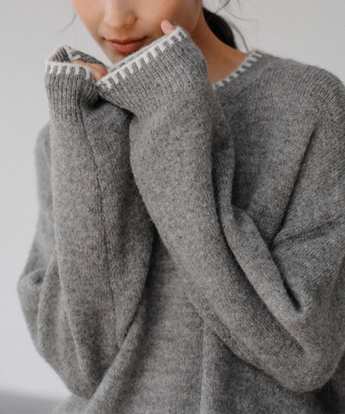 ニットセットアップ 上下セット 配色 レディース トップス ボトムス セーター スカート 体型カバー 無地 きれいめ おしゃれ 大人 オフィスカジュアル 99GLT-004