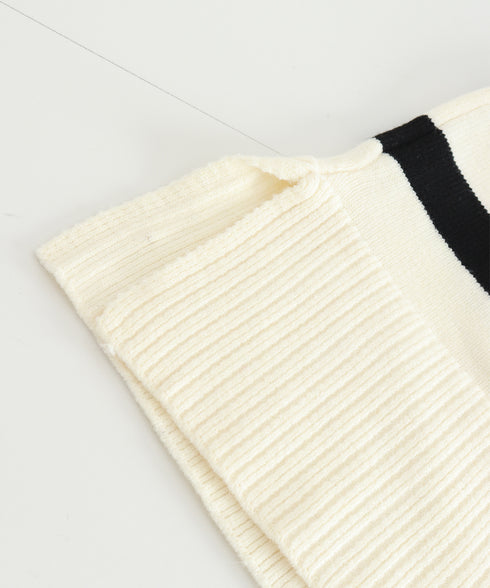 ニットトップス レディース ボーダー セーター プルオーバー クルーネック サイドスリット 着やせ 着回し 大人 可愛い カジュアル お洒落 春秋 99GLT-005