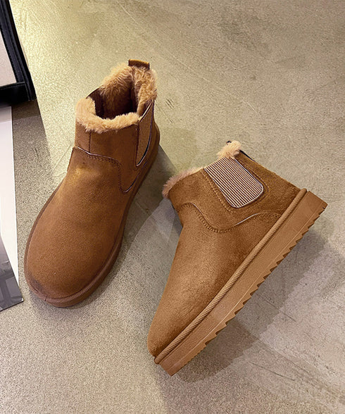 ムートンブーツ ブーツ モカシン 冬靴 ムートンブーツ ブーツ モカシン 冬靴 レディース 裏起毛 暖かい もこもこ 痛くない 防寒 フェイクムートン 99GYXC-004