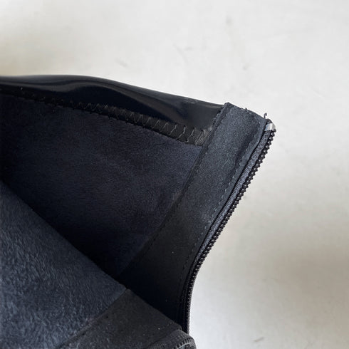 ショートブーツ フルジップブーツ 美脚 ブーツ ブーティー 合皮 歩きやすい ショート丈 秋冬 ワークブーツ ローヒール カジュアル 人気新作 スクエアトゥ 99GYXC-019