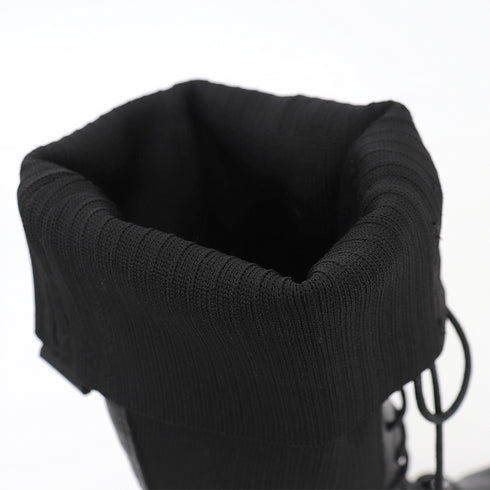 ロングブーツ ブーツレディース 韓国 靴 シューズ 厚底 編み上げ レースアップ 大人 きれいめ シンプル ジョッキーブーツ 美脚 秋冬 人気新作 疲れにくい 99GYXC-027