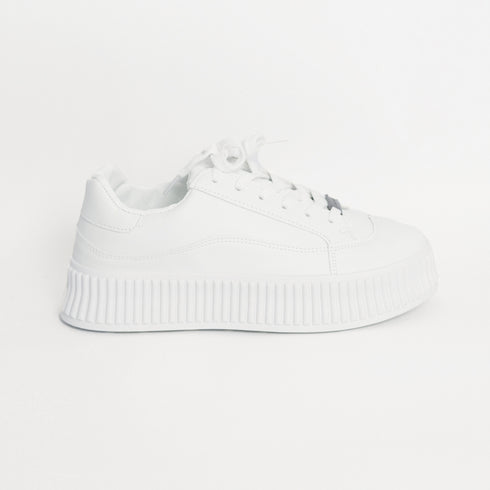 厚底スニーカー レディース ローカット 韓国ファッション 靴 美脚シューズ ボリューム 歩きやすい カジュアル ウォーキング 通学 旅行 おしゃれ ホワイト 99GYXC-033