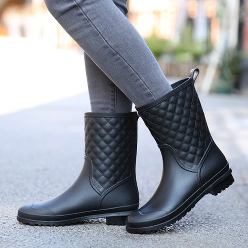 レインブーツ レディース レインシューズ カジュアルブーツ ショート丈 靴 梅雨 晴れ雨兼用 滑りにくい 疲れにくい 通勤通学 おしゃれ シンプル 3色 99GYXC-035