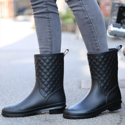 レインブーツ レディース レインシューズ カジュアルブーツ ショート丈 靴 梅雨 晴れ雨兼用 滑りにくい 疲れにくい 通勤通学 おしゃれ シンプル 3色 99GYXC-035