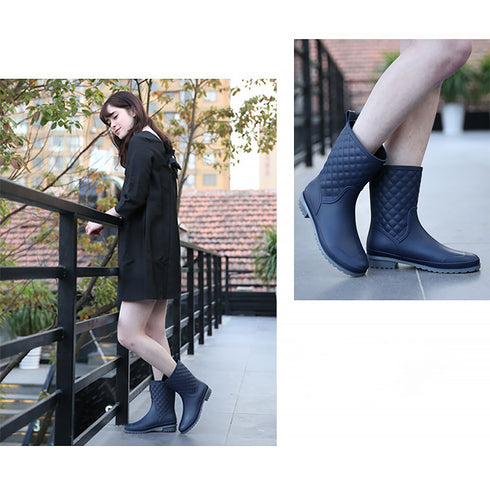 レインブーツ レディース レインシューズ カジュアルブーツ ショート丈 靴 梅雨 晴れ雨兼用 滑りにくい 疲れにくい 通勤通学 おしゃれ シンプル 3色 99GYXC-035