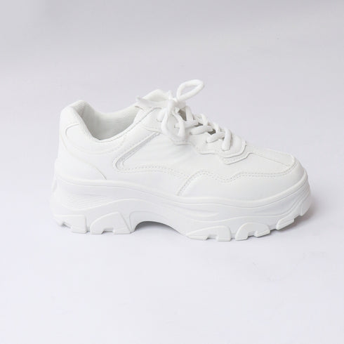 厚底スニーカー レディース ローカット ダッドシューズ 厚底ソール ベーシック ボリュームシューズ 歩きやすい 疲れない カジュアル スポーツ運動 通学くつ 99GYXC-043