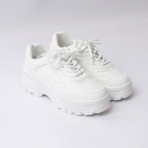 厚底スニーカー レディース ローカット ダッドシューズ 厚底ソール ベーシック ボリュームシューズ 歩きやすい 疲れない カジュアル スポーツ運動 通学くつ 99GYXC-043