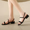 ストラップサンダル 2way 美脚 韓国 レディース サマーサンダル スエード調 太ヒール 歩きやすい カジュアル おしゃれ 女子カワイイ 大人夏コーデ 靴 99GYXC-051