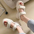厚底サンダル スポーツサンダル 美脚 夏 レディース 韓国 ベルクロ スポサン 走れる ベルトサンダル 5cmヒール 歩きやすい おしゃれ アウトドア 旅行 靴 99GYXC-056