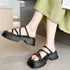 厚底サンダル ストラップ 美脚 韓国 夏 レディース サンダル カジュアル 歩きやすい おしゃれ 美脚脚長 ビーチサンダル コンフォートくつ 99GYXC-059