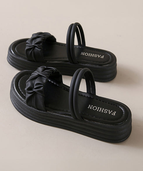 ストラップサンダル 厚底 ミュール レディース コンフォート スリッパ 美脚夏 ボリュームソール カジュアル おしゃれ 大人可愛い フェミニン 疲れない靴 99GYXC-083