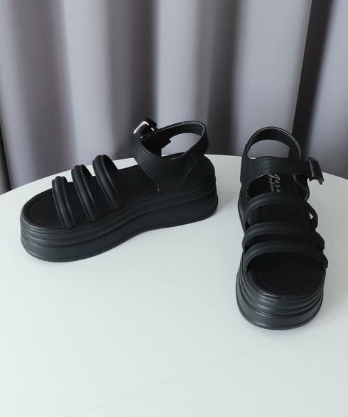 ストラップサンダル 厚底 美脚 夏くつ レディース フェミニン カジュアル おしゃれ 脚長 大人可愛い おしゃれ 海旅行 トラベル リゾート サマーサンダル 99GYXC-089