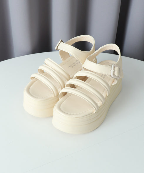 ストラップサンダル 厚底 美脚 夏くつ レディース フェミニン カジュアル おしゃれ 脚長 大人可愛い おしゃれ 海旅行 トラベル リゾート サマーサンダル 99GYXC-089