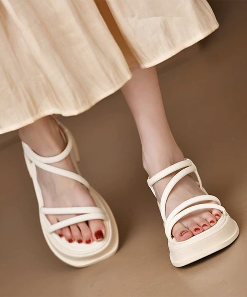 厚底 ストラップサンダル 韓国風 美脚 レディース 夏 コンフォート サンダル 疲れにくい カジュアル おしゃれ 大人 きれいめ 海旅行 リゾートシューズ 99GYXC-090