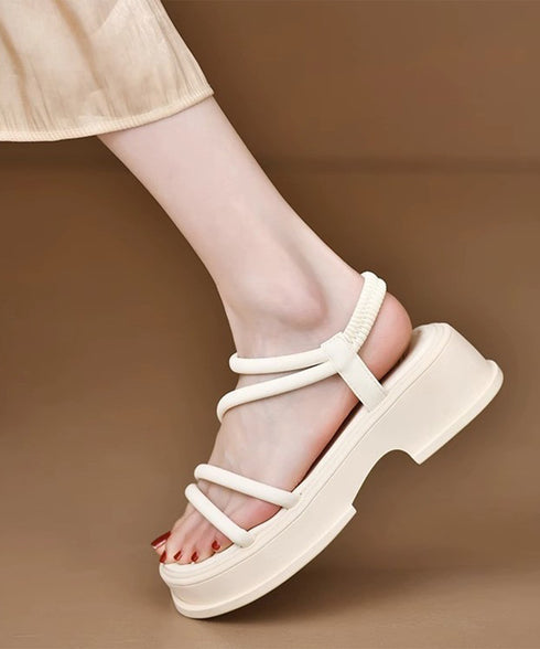 厚底 ストラップサンダル 韓国風 美脚 レディース 夏 コンフォート サンダル 疲れにくい カジュアル おしゃれ 大人 きれいめ 海旅行 リゾートシューズ 99GYXC-090