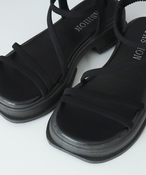 厚底 ストラップサンダル 韓国風 美脚 レディース 夏 コンフォート サンダル 疲れにくい カジュアル おしゃれ 大人 きれいめ 海旅行 リゾートシューズ 99GYXC-090