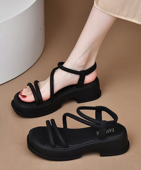 厚底 ストラップサンダル 韓国風 美脚 レディース 夏 コンフォート サンダル 疲れにくい カジュアル おしゃれ 大人 きれいめ 海旅行 リゾートシューズ 99GYXC-090