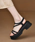 厚底 ストラップサンダル 韓国風 美脚 レディース 夏 コンフォート サンダル 疲れにくい カジュアル おしゃれ 大人 きれいめ 海旅行 リゾートシューズ 99GYXC-090
