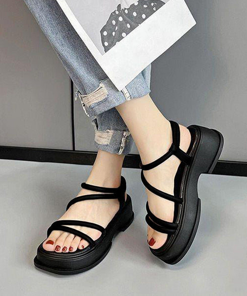 厚底 ストラップサンダル 韓国風 美脚 レディース 夏 コンフォート サンダル 疲れにくい カジュアル おしゃれ 大人 きれいめ 海旅行 リゾートシューズ 99GYXC-090