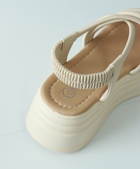 ストラップサンダル 厚底 韓国風 夏靴 レディースサンダル クロスベルト おしゃれ きれいめ セクシー 大人 可愛い 海旅行 トラベルシューズ 99GYXC-093