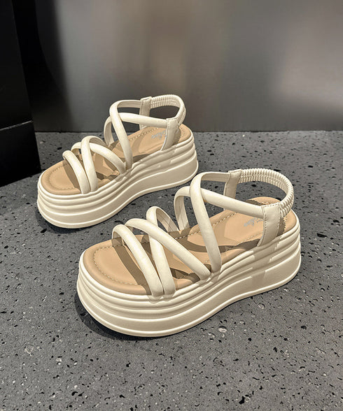 ストラップサンダル 厚底 韓国風 夏靴 レディースサンダル クロスベルト おしゃれ きれいめ セクシー 大人 可愛い 海旅行 トラベルシューズ 99GYXC-093