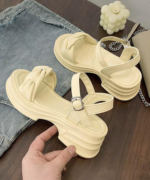厚底サンダル レディース 韓国風 美脚 ストラップ コンフォート サンダル ボリュームソール 脚長 おしゃれ カジュアル 大人可愛い 海トラベル リゾート 99GYXC-094