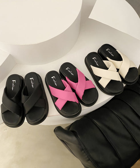 厚底サンダル スリッパ 美脚 夏 レディース クロスベルト コンフォート ビーチサンダル 美脚 歩きやすい おしゃれ きれいめ 大人 可愛い リゾート 99GYXC-096