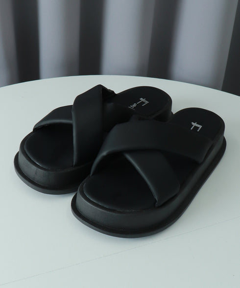 厚底サンダル スリッパ 美脚 夏 レディース クロスベルト コンフォート ビーチサンダル 美脚 歩きやすい おしゃれ きれいめ 大人 可愛い リゾート 99GYXC-096