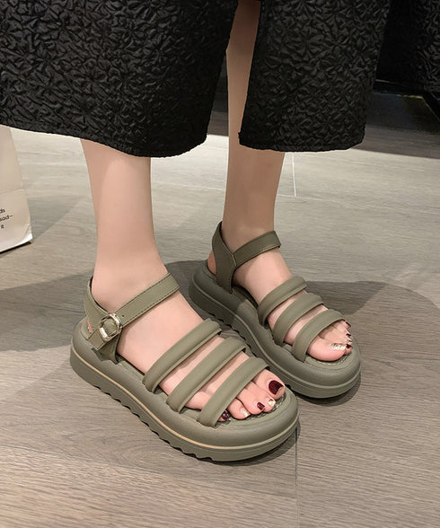 厚底サンダル スポーツサンダル 韓国風 レディース ストラップサンダル コンフォート靴 ストリート 美脚 カジュアル おしゃれ 大人可愛い 夏海 旅行 トラベル 99GYXC-097