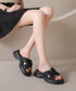 厚底サンダル ミュールサンダル 美脚 夏 レディース クロスベルト かかとなし おしゃれ サマーサンダル 履きやすい カジュアル オルチャン 大人可愛い 旅行くつ 99GYXC-101