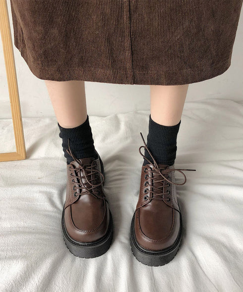 厚底ローファー レースアップ 美脚くつ レディース マニッシュ フラットシューズ おじ靴 通勤 通学 編み上げローファー 疲れない おしゃれ ドレスシューズ 99GYXC-104