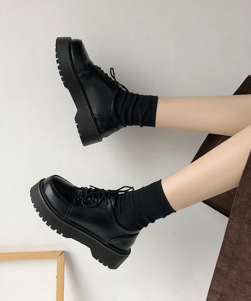 厚底ローファー レースアップ 美脚くつ レディース マニッシュ フラットシューズ おじ靴 通勤 通学 編み上げローファー 疲れない おしゃれ ドレスシューズ 99GYXC-104