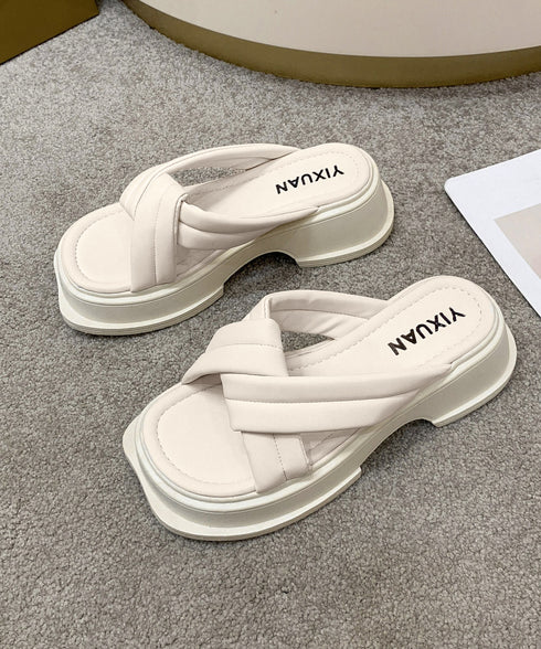 厚底サンダル ミュールサンダル 夏新作 レディース 美脚 クロスベルト サマー コンフォート サンダル カジュアル おしゃれ 大人可愛い 海旅行 リゾート 99GYXC-107