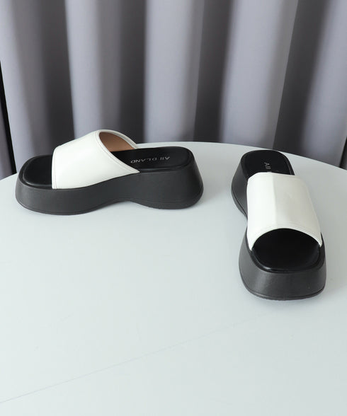 厚底サンダル ミュールサンダル 夏 美脚 レディース コンフォート サンダル スリッパ 厚底ソール スクエアトゥ 歩きやすい 大人 カジュアル お洒落 海リゾート 99GYXC-112