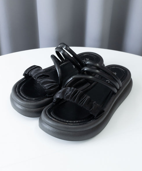 厚底サンダル ストラップサンダル 夏 レディース 美脚サンダル ベルトサンダル ボリュームソール 履きやすい 歩きやすい カジュアル おしゃれ オルチャン 99GYXC-114