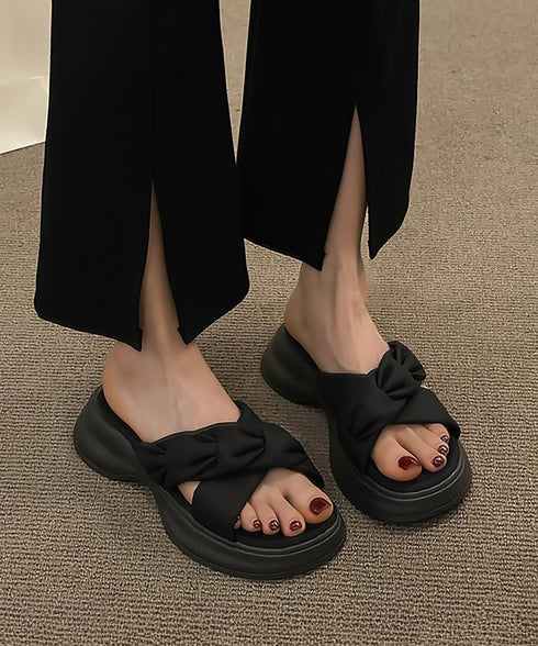 厚底サンダル ミュールサンダル 韓国風 レディース スリッパサンダル 歩きやすい カジュアル おしゃれ 美脚 大人可愛い 海 旅行 トラベル リゾートシューズ 99GYXC-115