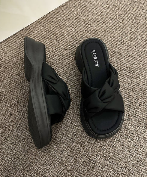 厚底サンダル ミュールサンダル 韓国風 レディース スリッパサンダル 歩きやすい カジュアル おしゃれ 美脚 大人可愛い 海 旅行 トラベル リゾートシューズ 99GYXC-115