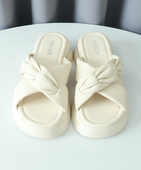 厚底サンダル ミュールサンダル 韓国風 レディース スリッパサンダル 歩きやすい カジュアル おしゃれ 美脚 大人可愛い 海 旅行 トラベル リゾートシューズ 99GYXC-115