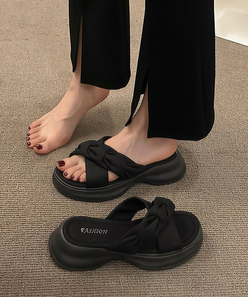 厚底サンダル ミュールサンダル 韓国風 レディース スリッパサンダル 歩きやすい カジュアル おしゃれ 美脚 大人可愛い 海 旅行 トラベル リゾートシューズ 99GYXC-115