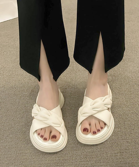 厚底サンダル ミュールサンダル 韓国風 レディース スリッパサンダル 歩きやすい カジュアル おしゃれ 美脚 大人可愛い 海 旅行 トラベル リゾートシューズ 99GYXC-115