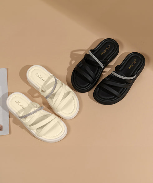 ストラップサンダル ミュールサンダル 夏 レディース 厚底 美脚 ベルトサンダル クロスベルト リゾート カジュアル 疲れにくい コンフォート 痛くない 海 旅行 99GYXC-121