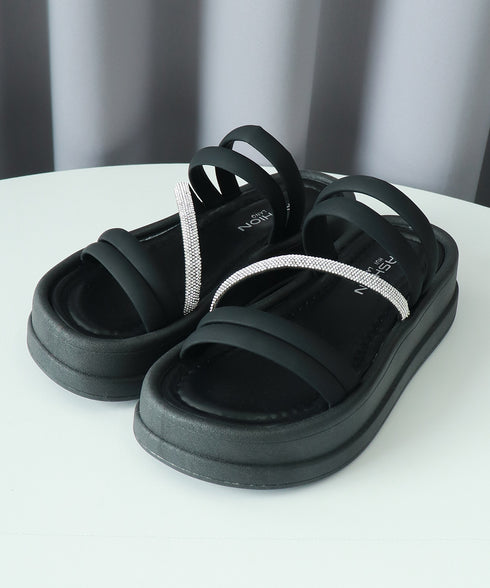 厚底サンダル ミュールサンダル 韓国風夏 レディース ストラップサンダル ボリュームソール 美脚 歩きやすい おしゃれ カジュアル 大人可愛い 海旅行 トラベル 99GYXC-122