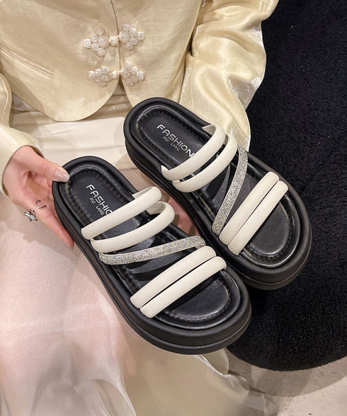 厚底サンダル ミュールサンダル 韓国風夏 レディース ストラップサンダル ボリュームソール 美脚 歩きやすい おしゃれ カジュアル 大人可愛い 海旅行 トラベル 99GYXC-122