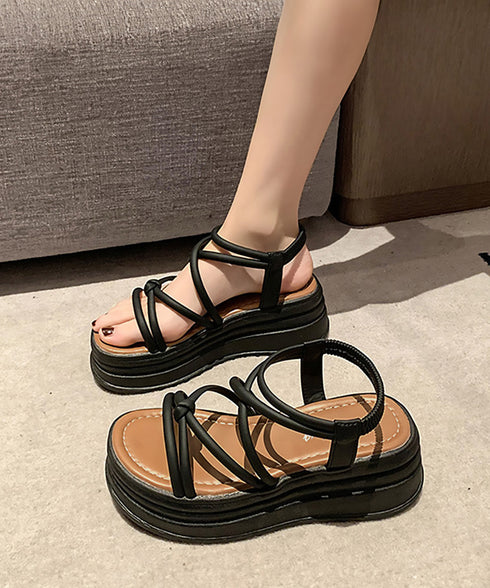 厚底 ストラップサンダル 美脚 夏靴 レディース コンフォート サンダル ビーチサンダル カジュアル おしゃれ 大人可愛い フェミニン 海 旅行 リゾートくつ 99GYXC-125