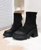 ショートブーツ 厚底 ブーティー 春秋冬 レディース バックジップ チャンキーヒール 美脚 カジュアル 大人可愛い ガーリー おしゃれ 通勤通学 きれいめ デート 99GYXC-127