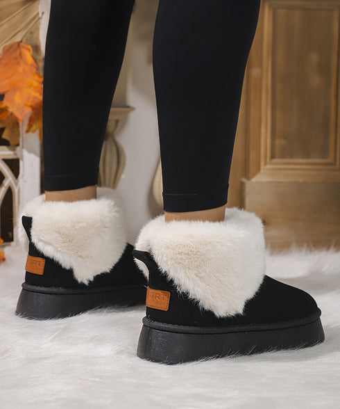 ムートンブーツ 厚底 ファーブーツ 秋冬 レディース ふわふわ あったか 裏起毛 ショートブーツ 美脚 大人可愛い おしゃれ カジュアル 疲れない フラットソール 99GYXC-130