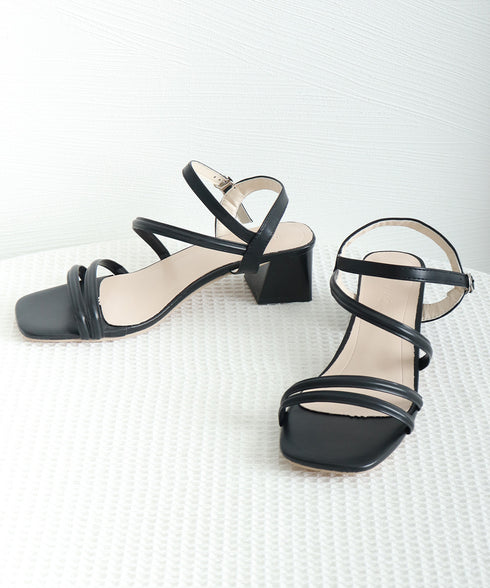 ストラップサンダル レディース 夏 ベルトサンダル チャンキーヒール 美脚 きれいめ おしゃれ 大人 歩きやすい オルチャン 安定感 オフィスカジュアル 99GYXC-134