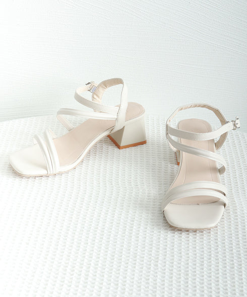 ストラップサンダル レディース 夏 ベルトサンダル チャンキーヒール 美脚 きれいめ おしゃれ 大人 歩きやすい オルチャン 安定感 オフィスカジュアル 99GYXC-134